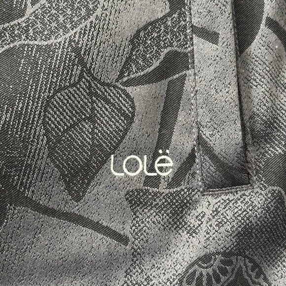 LOLE Insulated Waterproof Winter Parka Jacket Coat Womens M Black Floral flowers - Picture 6 of 16